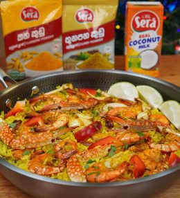 Sri Lankan Christmas Seafood Paella