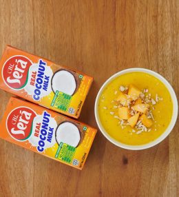 Coconut Milk Mango Pudding